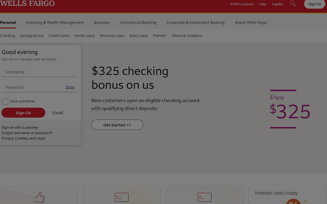 Wells Fargo – wellsfargo.com
